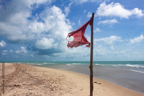 Arichal Munai (near Dhanushkodi), located at the southern tip of Rameswaram Island in Tamil Nadu, India, marks a unique geographical convergence point where the Bay of Bengal meets the Indian Ocean. photo