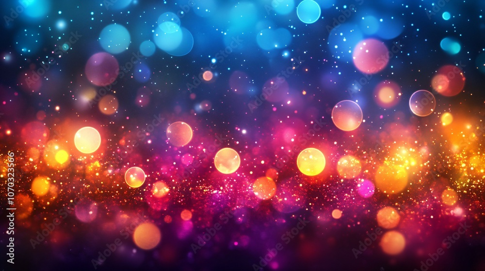 Beautiful and dazzling particle light effect background, abstract, glowing, colorful, vibrant, festive, celebration Beautiful and dazzling particle light effect background, abstract, glowing, colorful, vibrant, festive, celebration