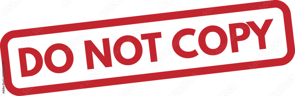 Do not copy stamp icon isolated on white background . Red do not copy stamp . Vector Do not copy stamp icon isolated on white background . Red do not copy stamp . Vector