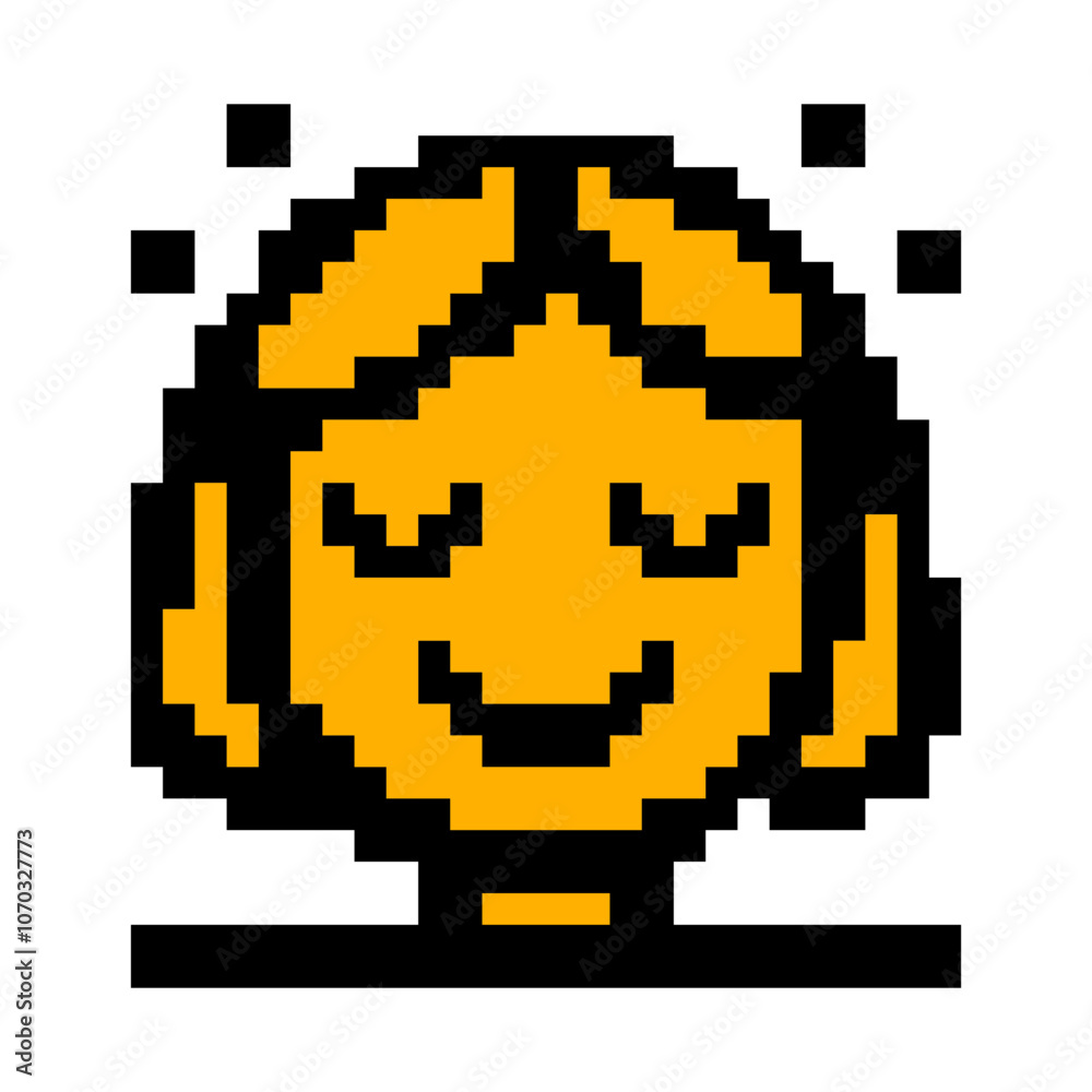 girl pixel icon. Pixel icon style. Pixel game icon. girl pixel icon. Pixel icon style. Pixel game icon.