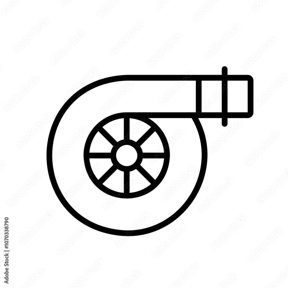 Outline icon for web. Spare car parts icon Outline icon for web. Spare car parts icon
