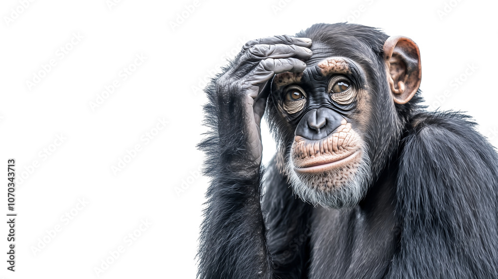 chimpanzee isolated on transparent background chimpanzee isolated on transparent background