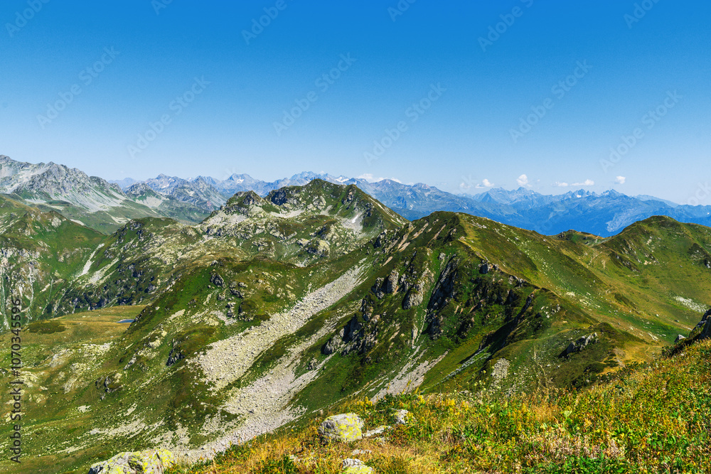 Fototapeta premium landscape in the mountains