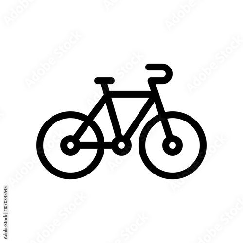 bicycle line icon