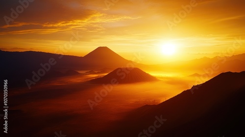 Sunrise over Mountains
