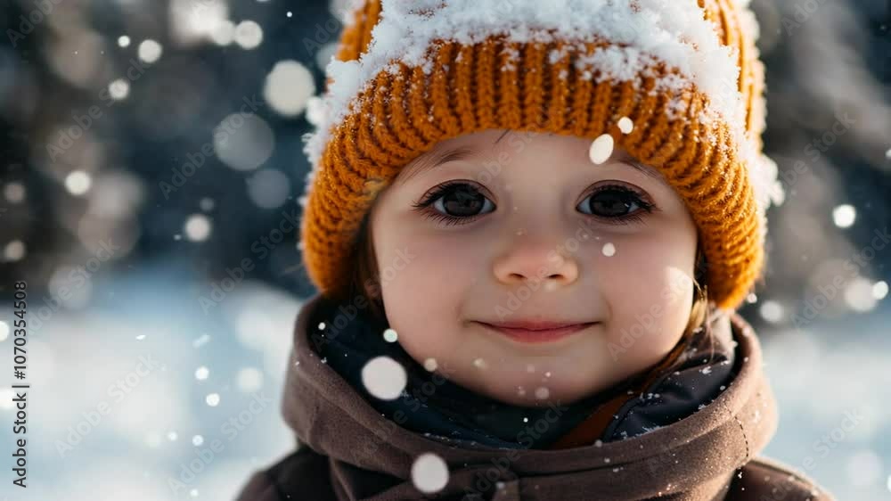 Baby Winter Clothes Snow Falling Baby Winter Clothes Snow Falling