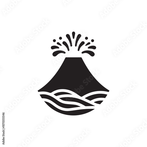 volcano eruption icon