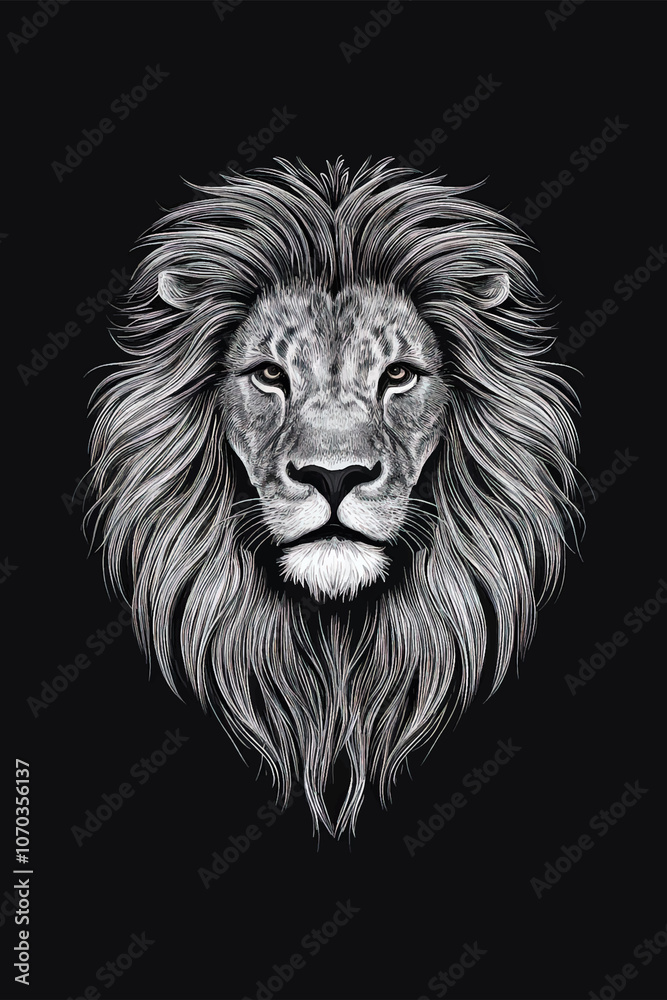 Fototapeta premium head of lion