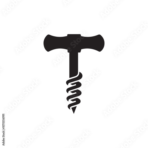 wood corkscrew icon