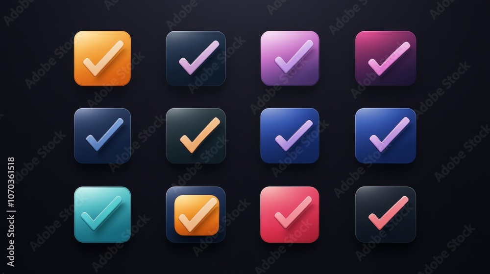 Checkmark vector, set of approved symbols, checkboxes, and editable checkmarks for easy use. Checkmark vector, set of approved symbols, checkboxes, and editable checkmarks for easy use.