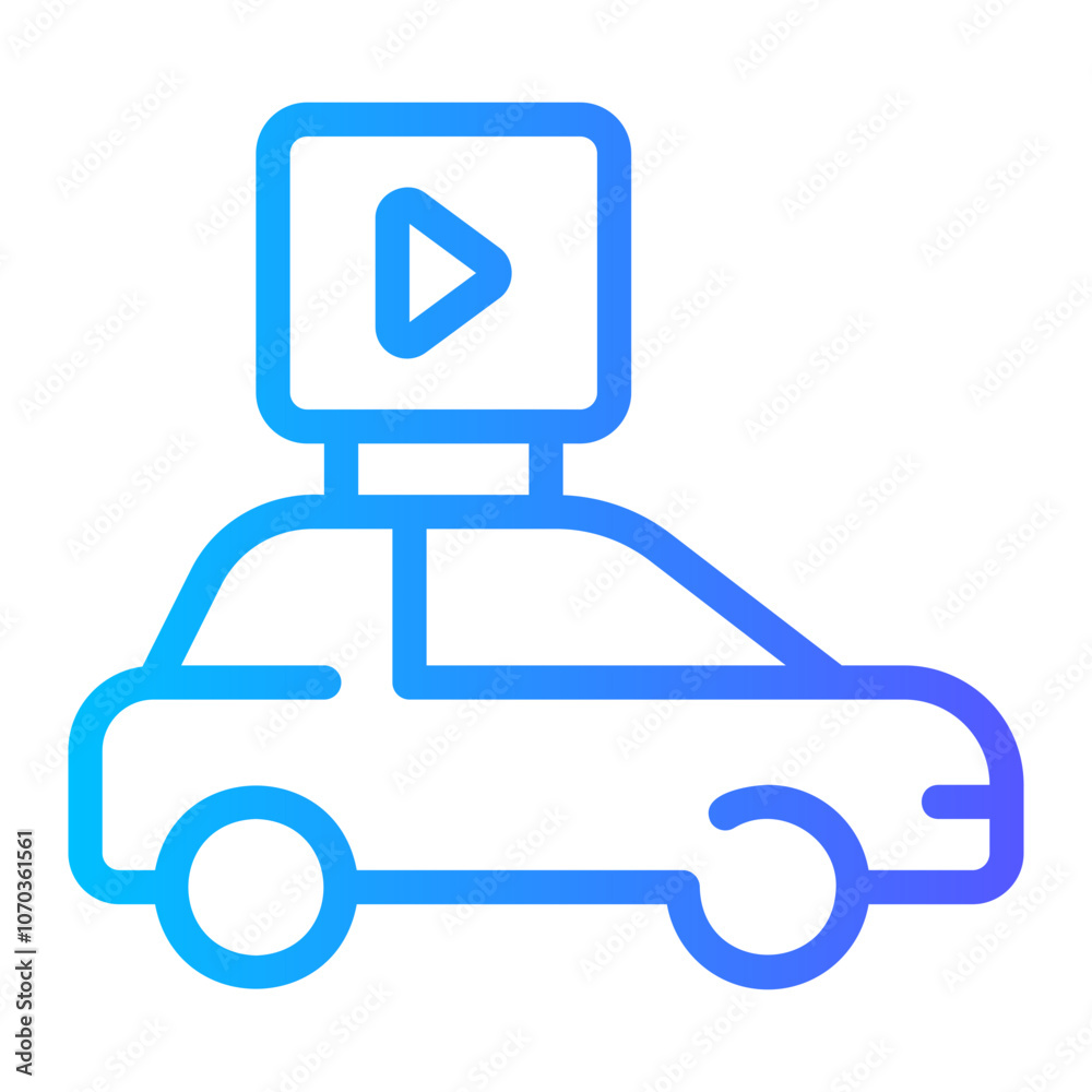 roadshow gradient icon roadshow gradient icon