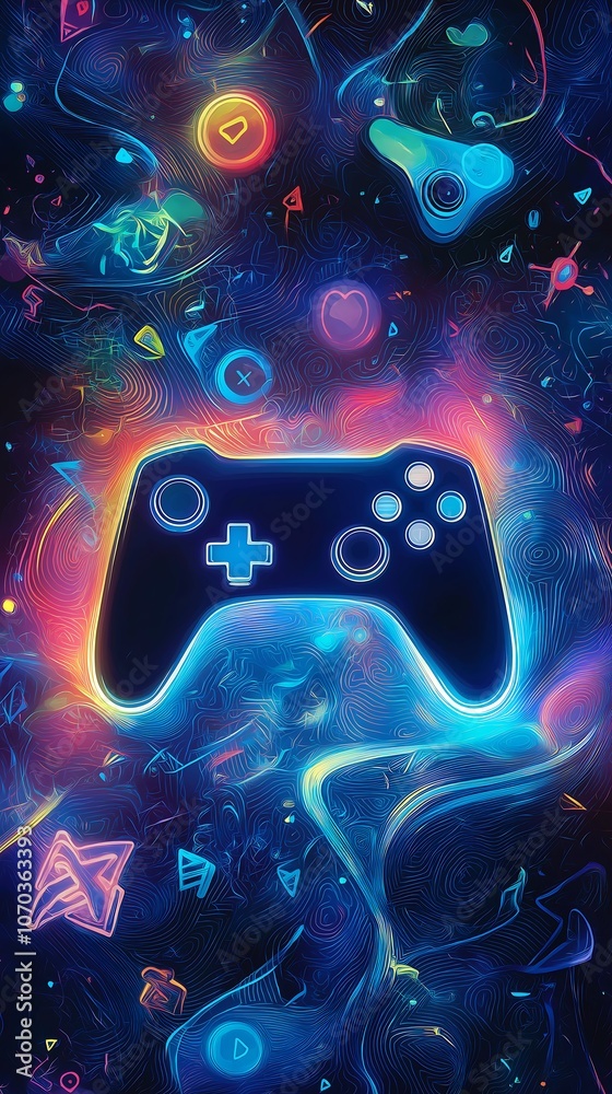 © Faraz-9461894 - cool wallpaper for phone, gaming, game controller wallpaper for gamers, neon light wallaper © Faraz-9461894 - cool wallpaper for phone, gaming, game controller wallpaper for gamers, neon light wallaper