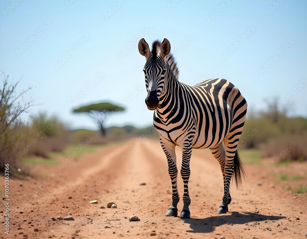 Obraz premium zebra in the wild