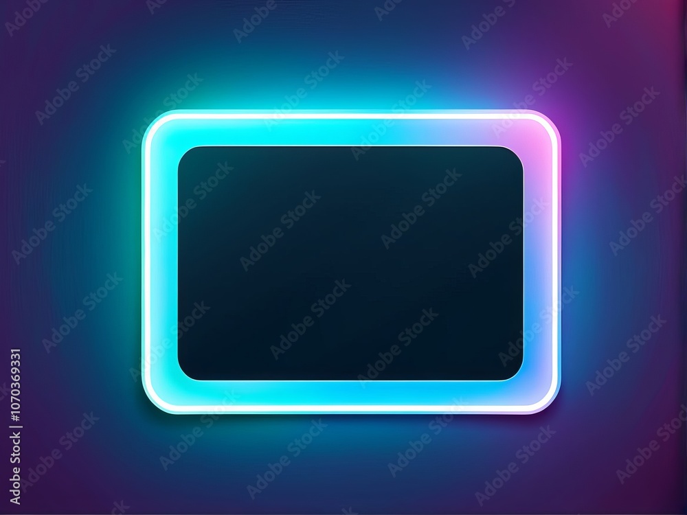 Glossy light frame with blue background for web design Glossy light frame with blue background for web design