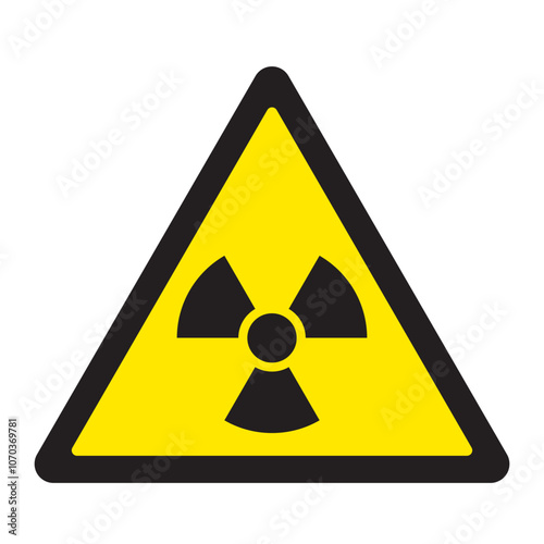 Warning Radioactive Material Or Ionizing Radiation Sig