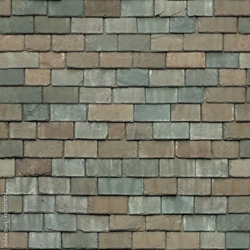 Wallpaper Mural Slate snowy wodden shingle roof tile seamless texture Torontodigital.ca