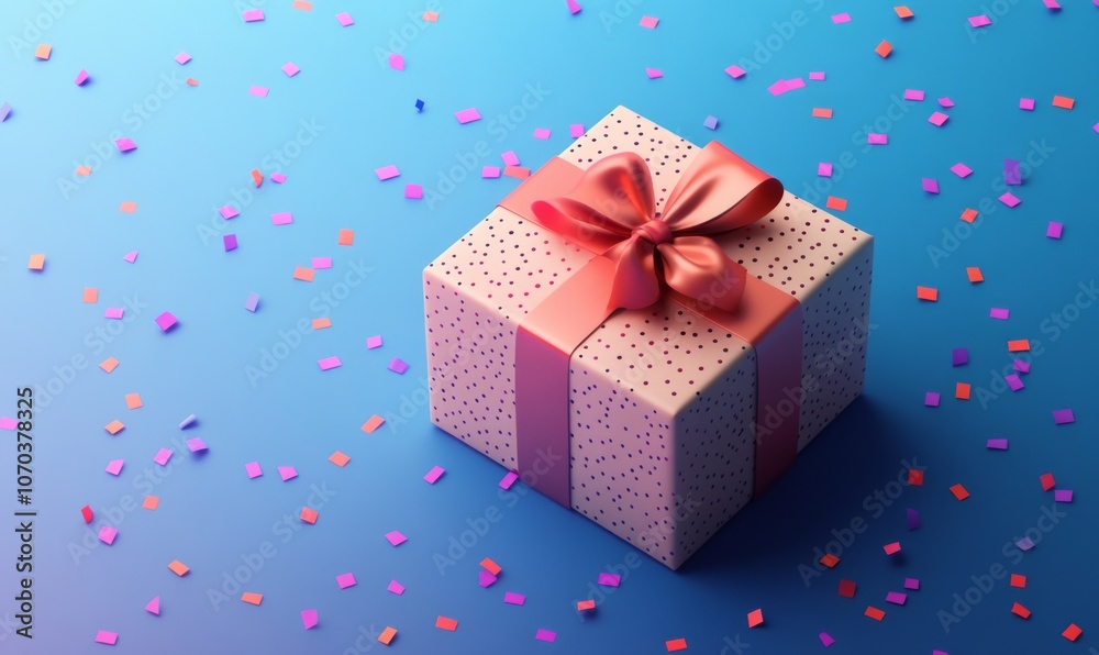 Isometric gift box with a ribbon, celebration or gifting, 3D icon set Isometric gift box with a ribbon, celebration or gifting, 3D icon set