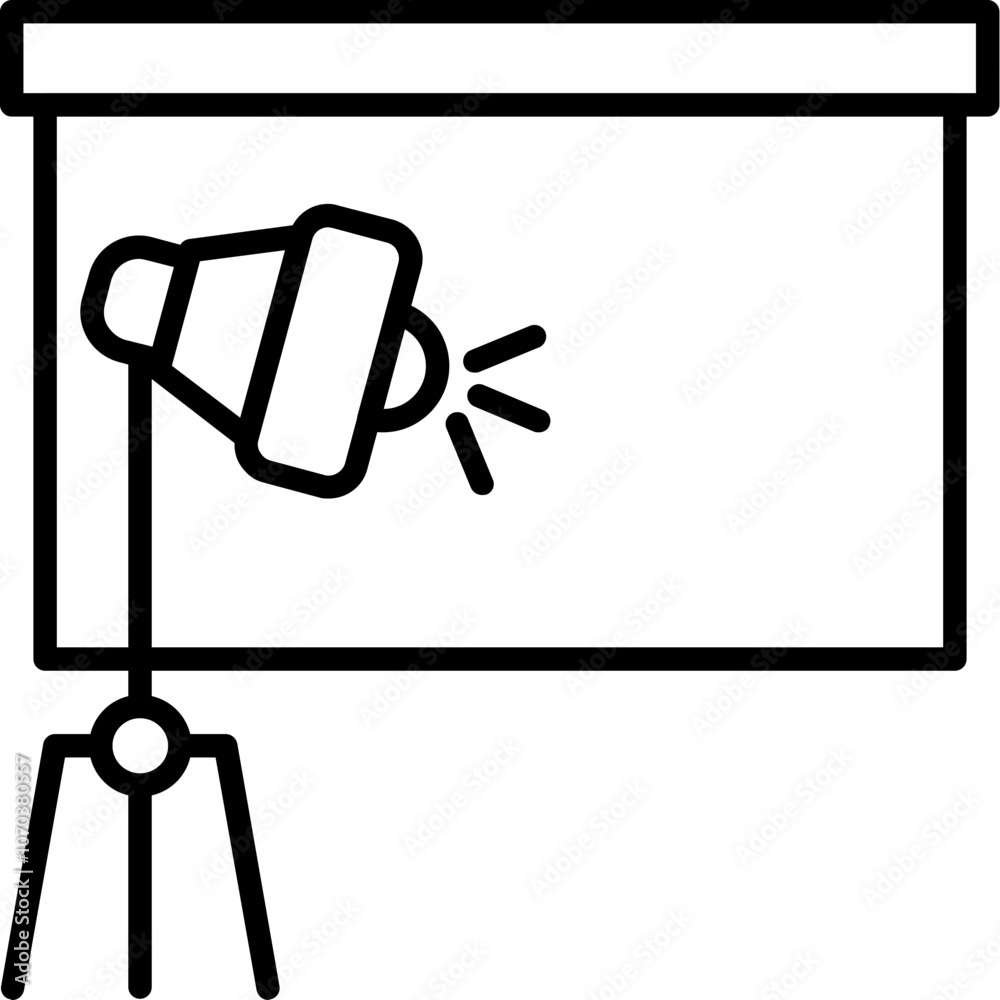 Studio Lights Icon Studio Lights Icon