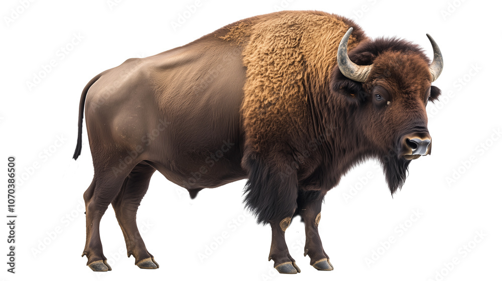 buffalo isolated on transparent background buffalo isolated on transparent background