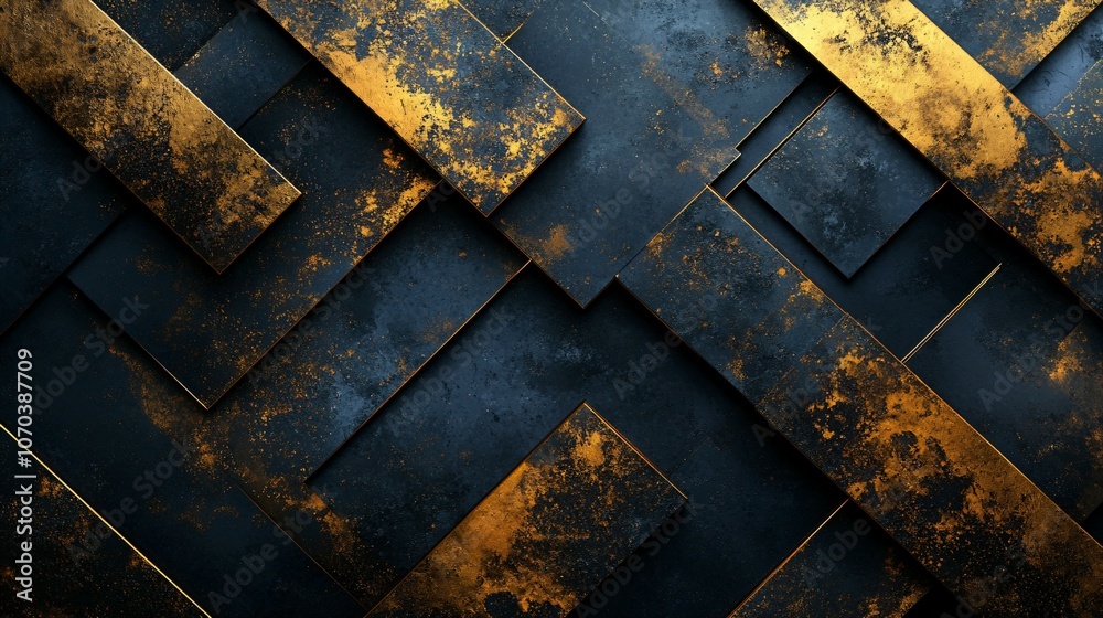 Luxurious abstract background with geometric dirt effects , Colorful, luxurious, abstract, background, geometric, presentation