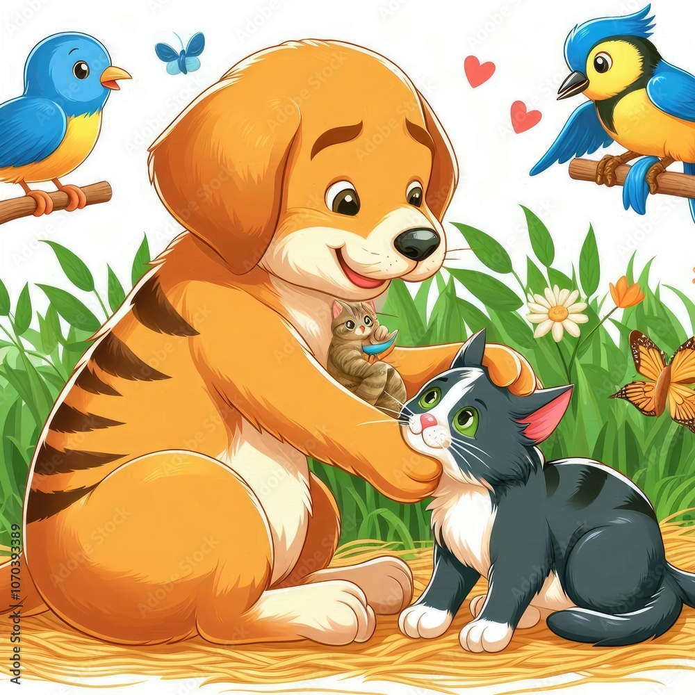 Animals Being Kind To Each Other This Could Be A Picture Of A Dog Animals Being Kind To Each Other This Could Be A Picture Of A Dog