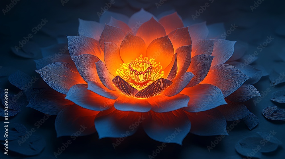 Illuminate your space with a stunning 3d lotus flower design for home decor and wellness Illuminate your space with a stunning 3d lotus flower design for home decor and wellness