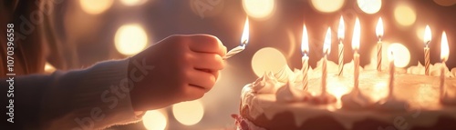 Warm Glow of Birthday Candl...