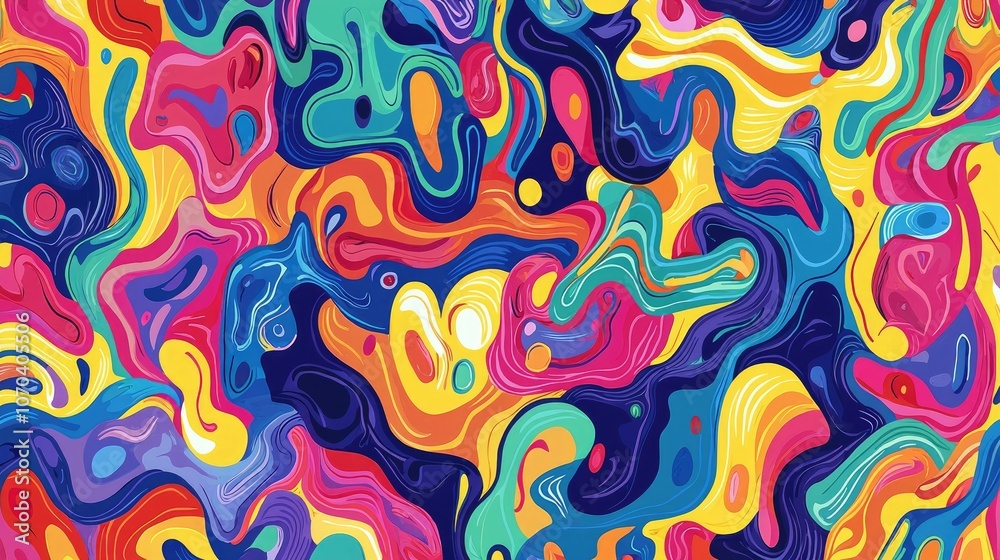 Abstract colorful liquid swirl pattern background. Abstract colorful liquid swirl pattern background.
