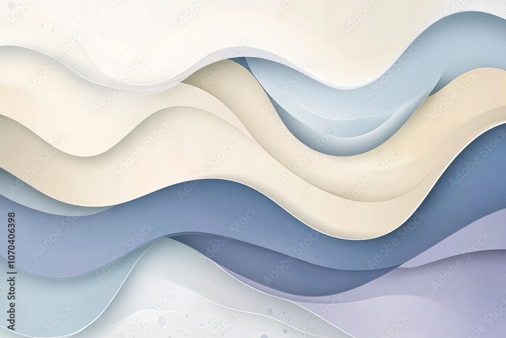Obraz premium Soft Flowing Organic Abstract Background