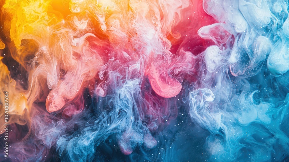 Abstract colorful smoke background. Abstract colorful smoke background.
