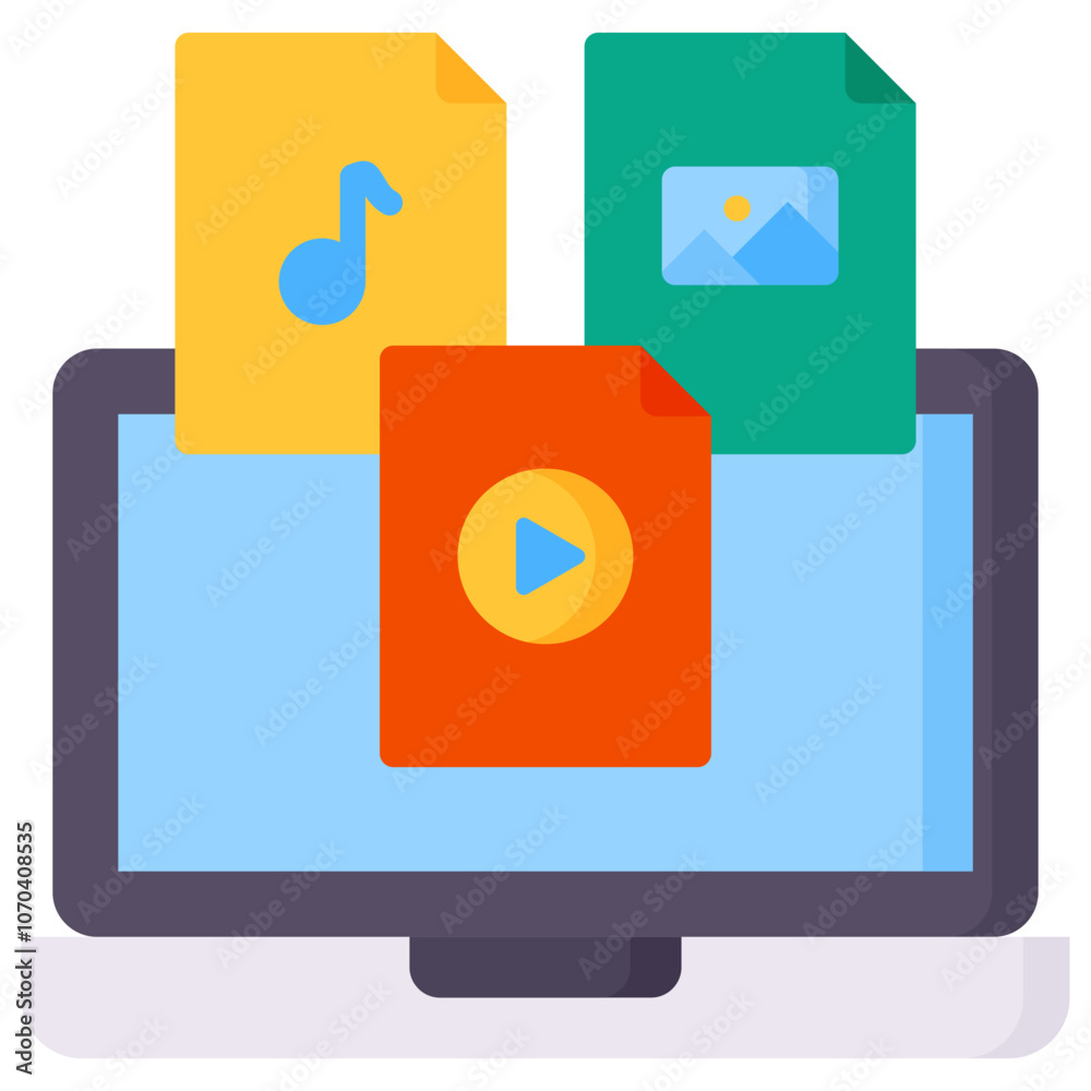 Content Management System Icon Content Management System Icon