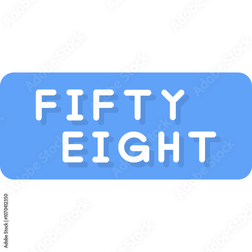 Fifty Eight Icon