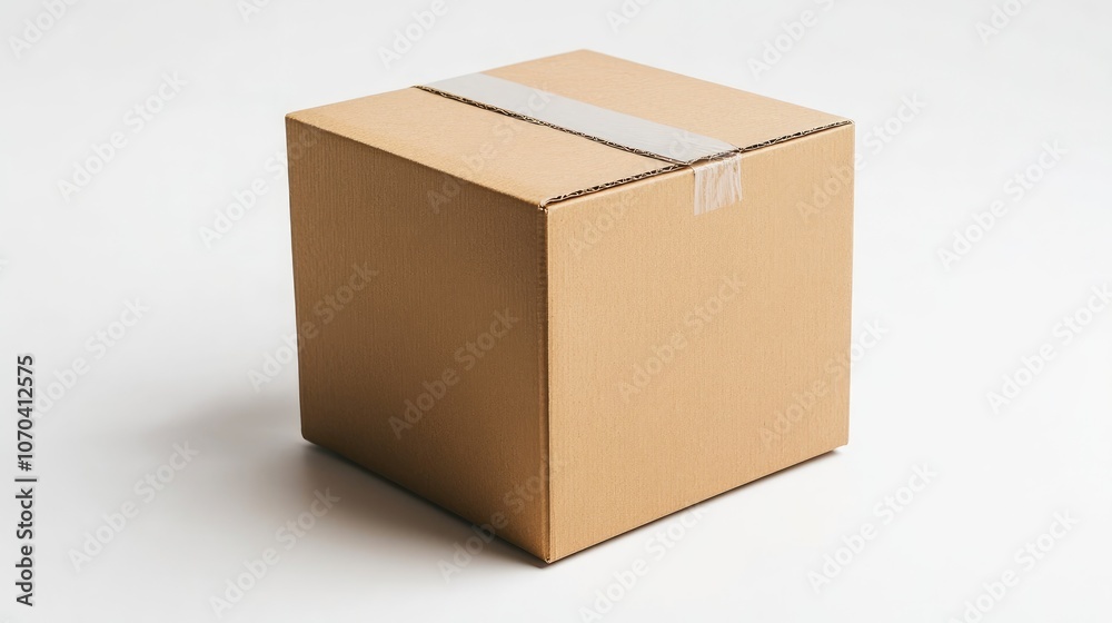 Container box on a white background Container box on a white background