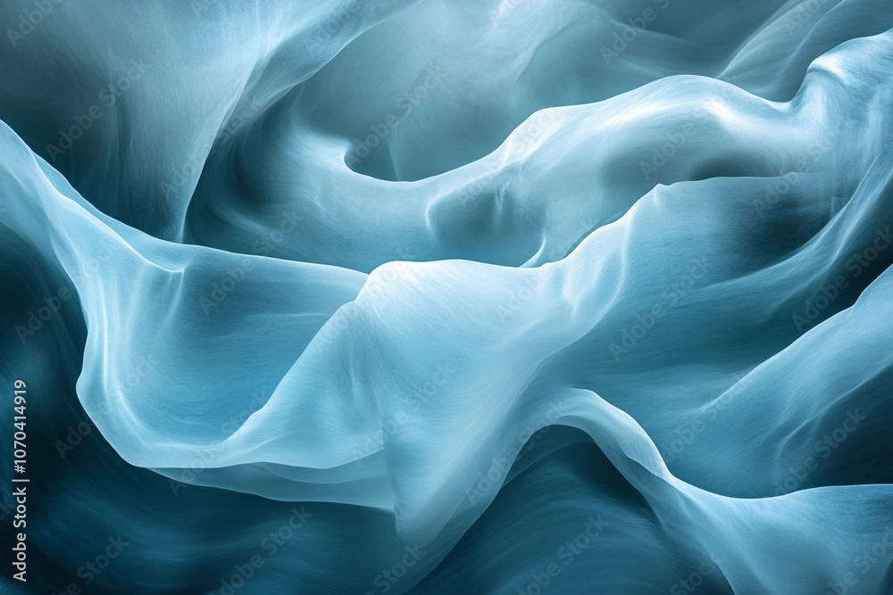 Obraz premium Abstract Liquid Design with Subtle Gradients and Flow