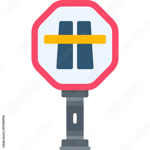 Toll Road Sign Icon