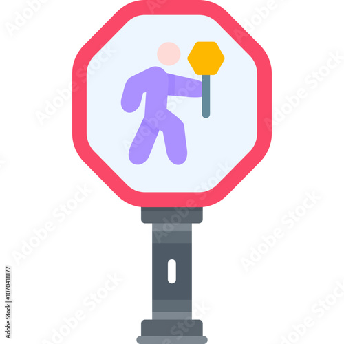 Flagger Symbol Sign Icon
