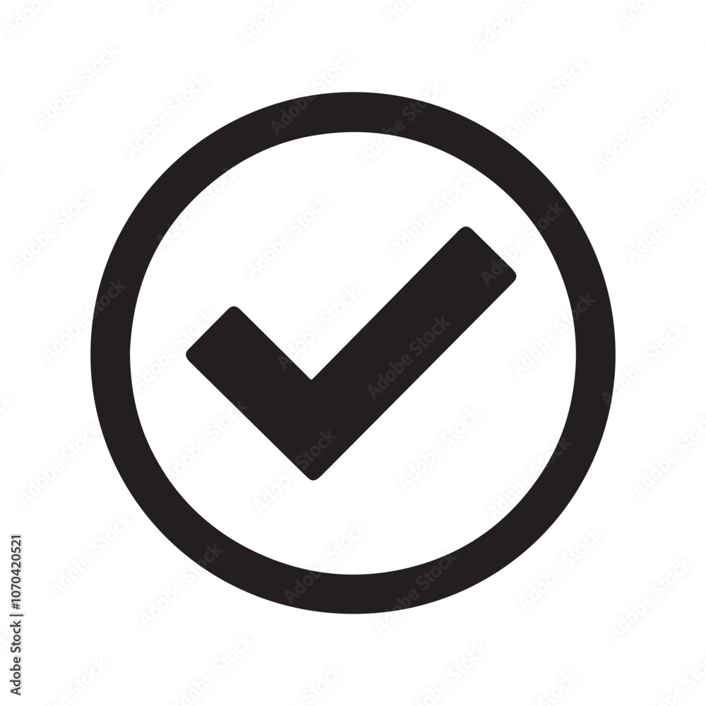 check mark icon. Tick symbol vector illustration. Success symbol for website computer and mobile vector check mark icon. Tick symbol vector illustration. Success symbol for website computer and mobile vector