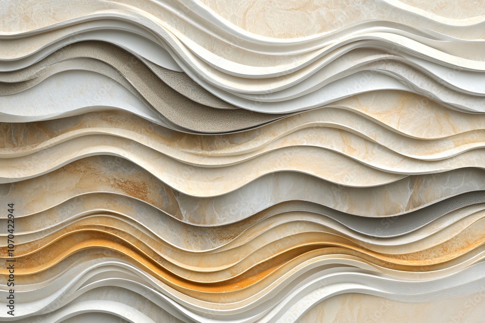 Abstract Layered Patterns with Liquid Tones Abstract Layered Patterns with Liquid Tones
