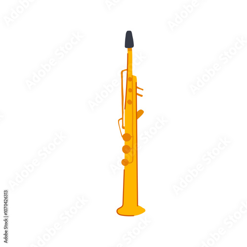 player saxophone cartoon. sound improvisation, performance musician, saxophonist notes player saxophone sign. isolated symbol vector illustration