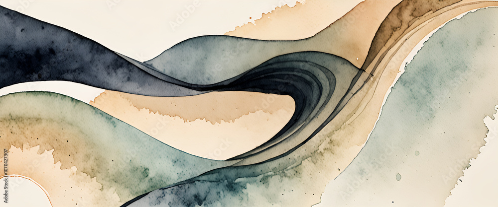 Obraz premium illustrazione sfondo con elementi astratti a tema geometrico surreale