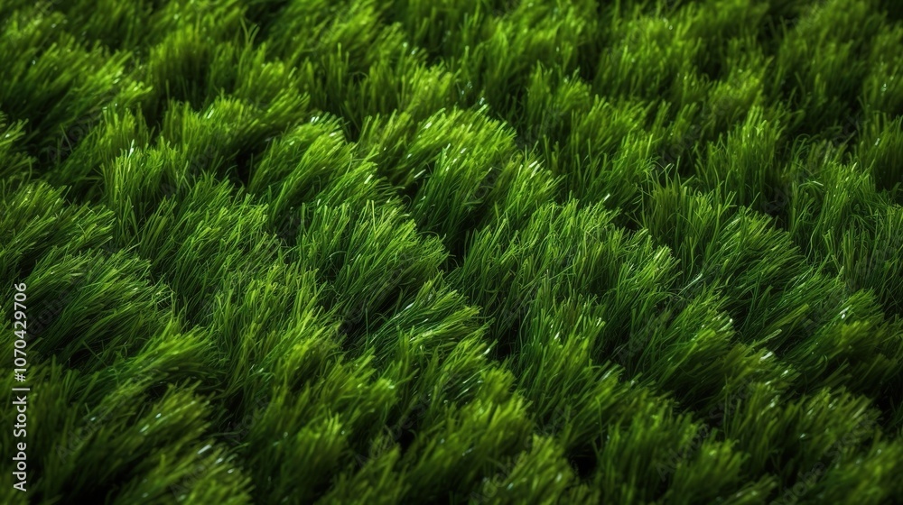 Lush Green Grass Texture for 3D Visualization
