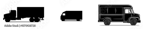 Symbol, symbol, object, or business infographic of a fast delivery truck. Web shipping button. Sticker.