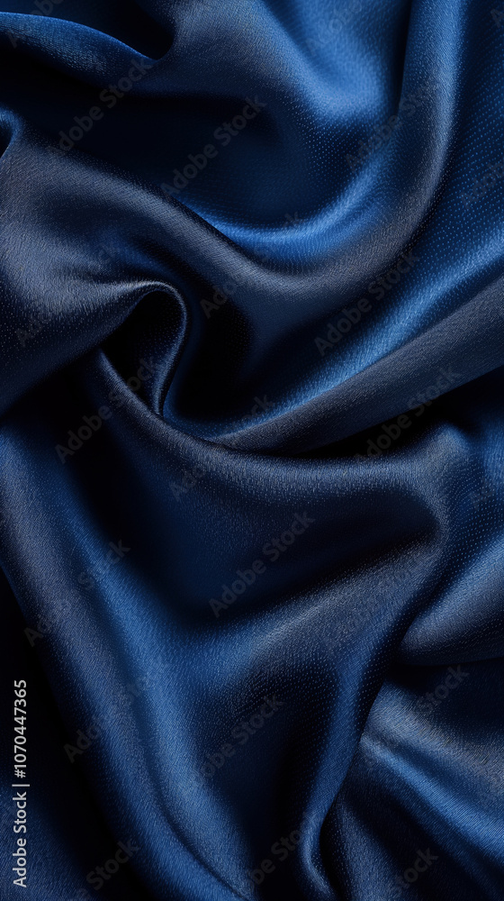 Fototapeta premium A dark blue minimalist wall background featuring deep sky-blue tones, perfect for modern and sophisticated design aesthetics