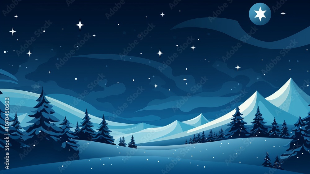 Fototapeta premium Enchanting outdoor christmas nature backgrounds for a festive holiday atmosphere