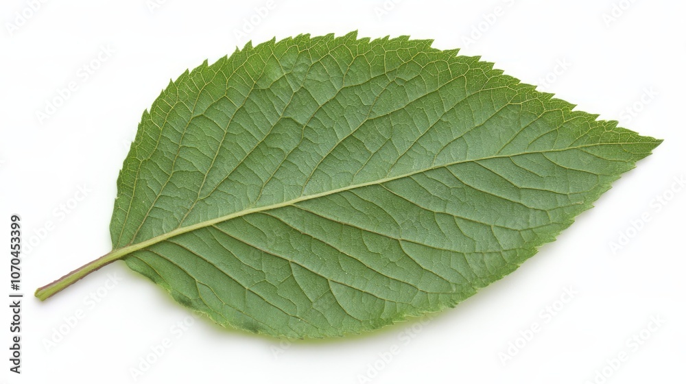 Obraz premium A thick green leaf