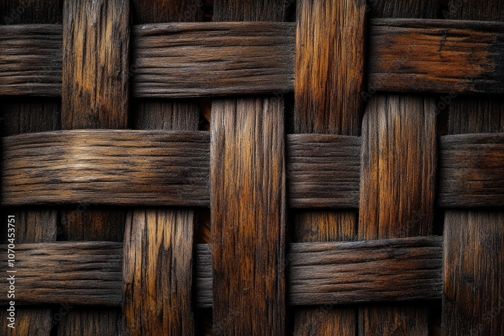 Texture of woven wood. Texture of woven wood.