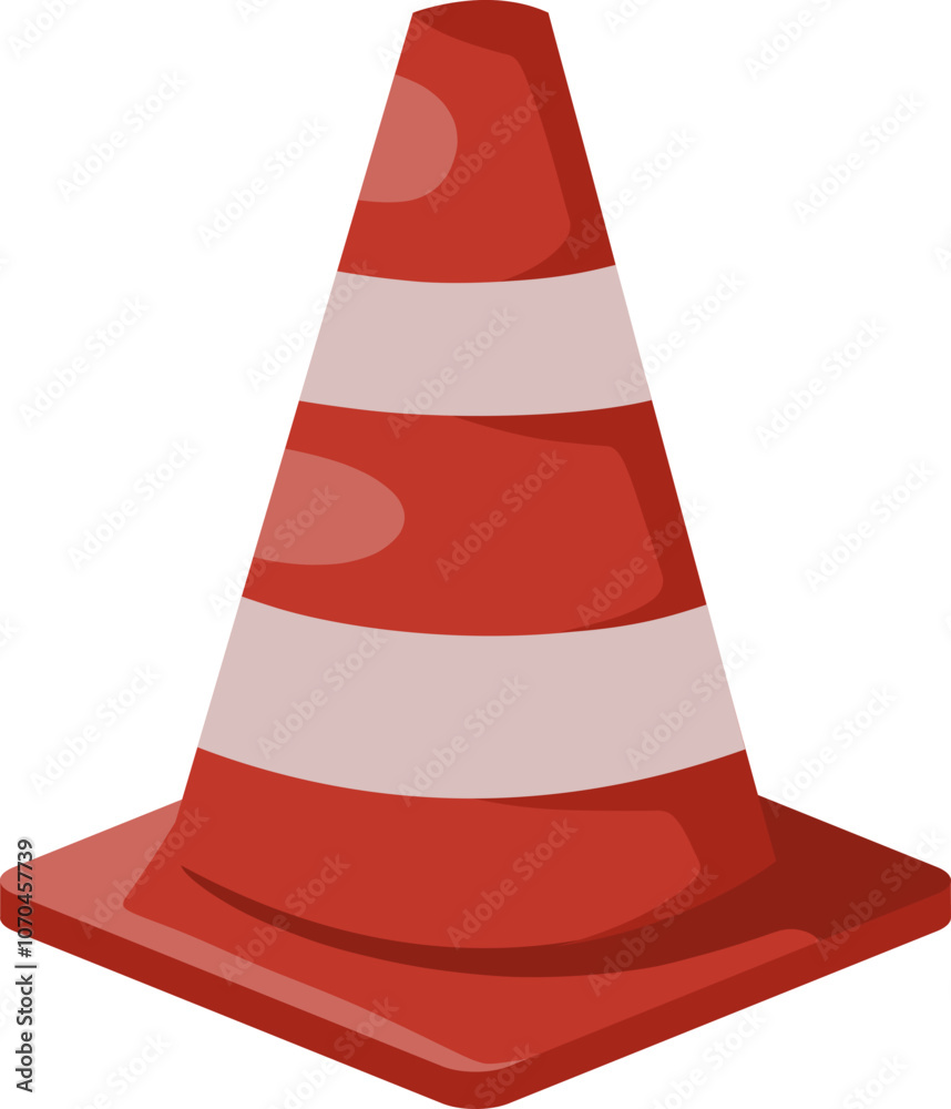 Traffic cone vector illustration Traffic cone vector illustration