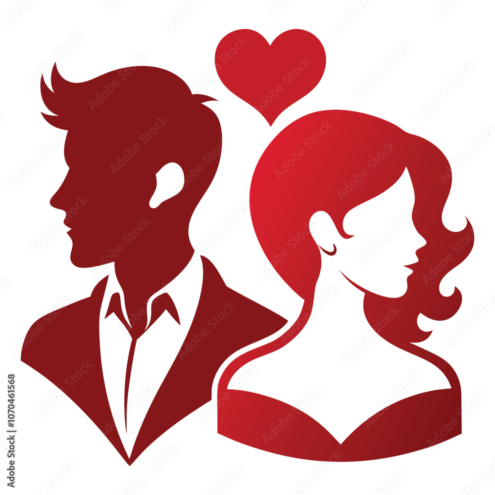 woman and man love silhouette of set vector woman and man love silhouette of set vector