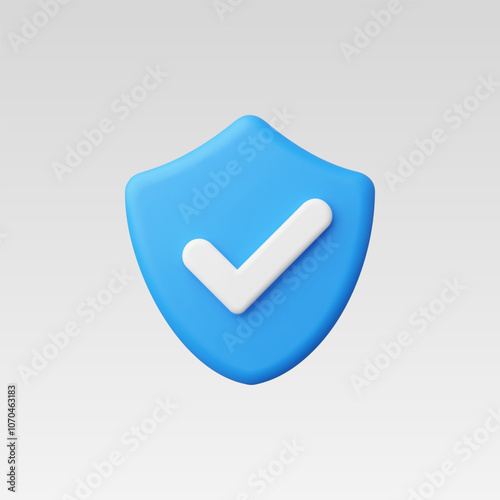 3d Realistic security protection vector illustration