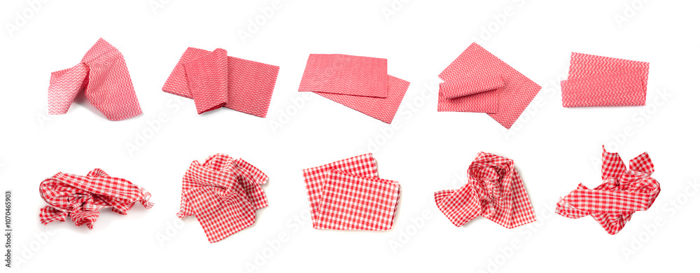 Crumpled Cleaning Cloth Isolated, Pink Wipe Rag, Cleaning Microfiber Towel, Wiping Cotton Napkin, Microfibre Fabric Crumpled Cleaning Cloth Isolated, Pink Wipe Rag, Cleaning Microfiber Towel, Wiping Cotton Napkin, Microfibre Fabric
